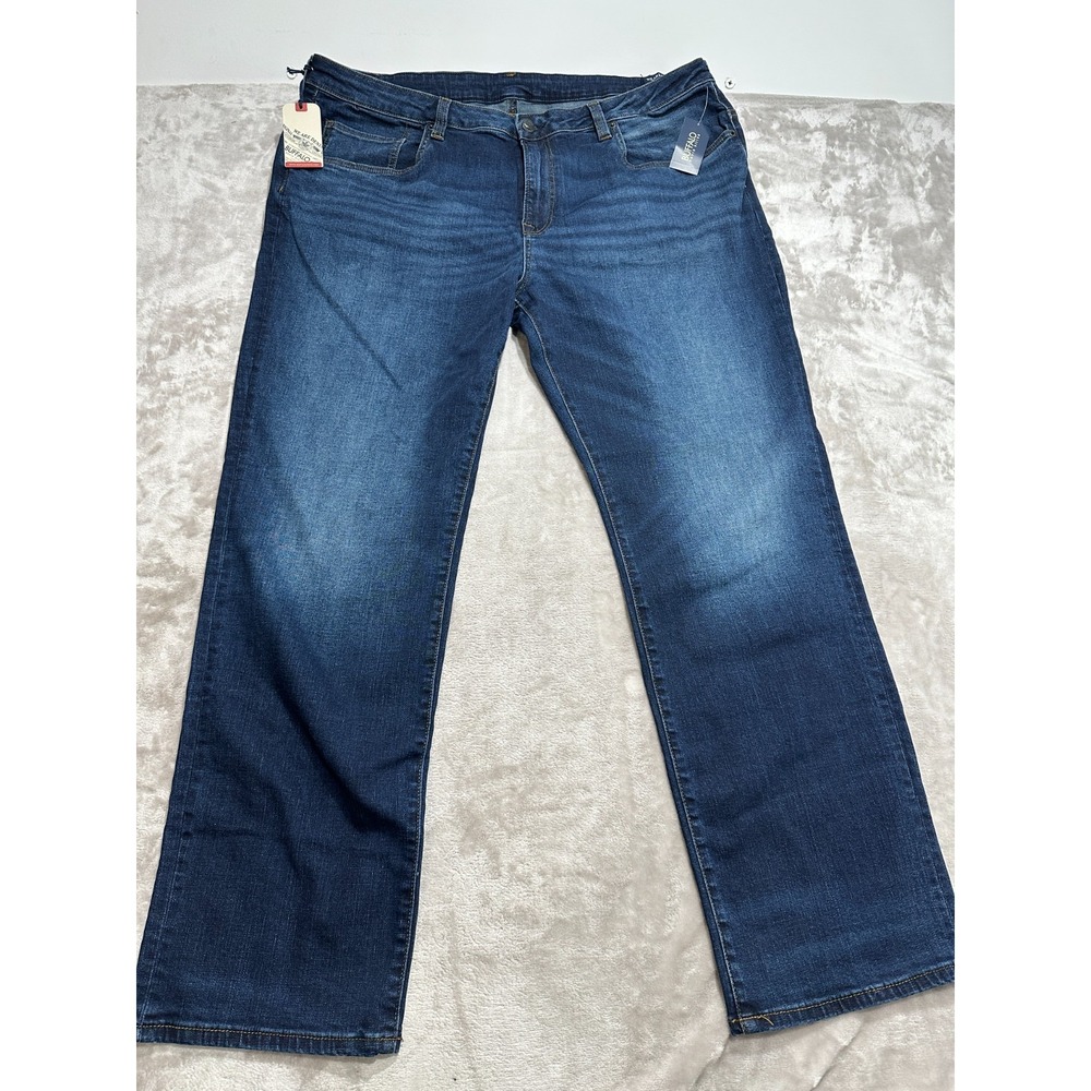Buffalo David Bitton Jeans Mens Size 42x32 Blue Denim Straight Leg New With Tags